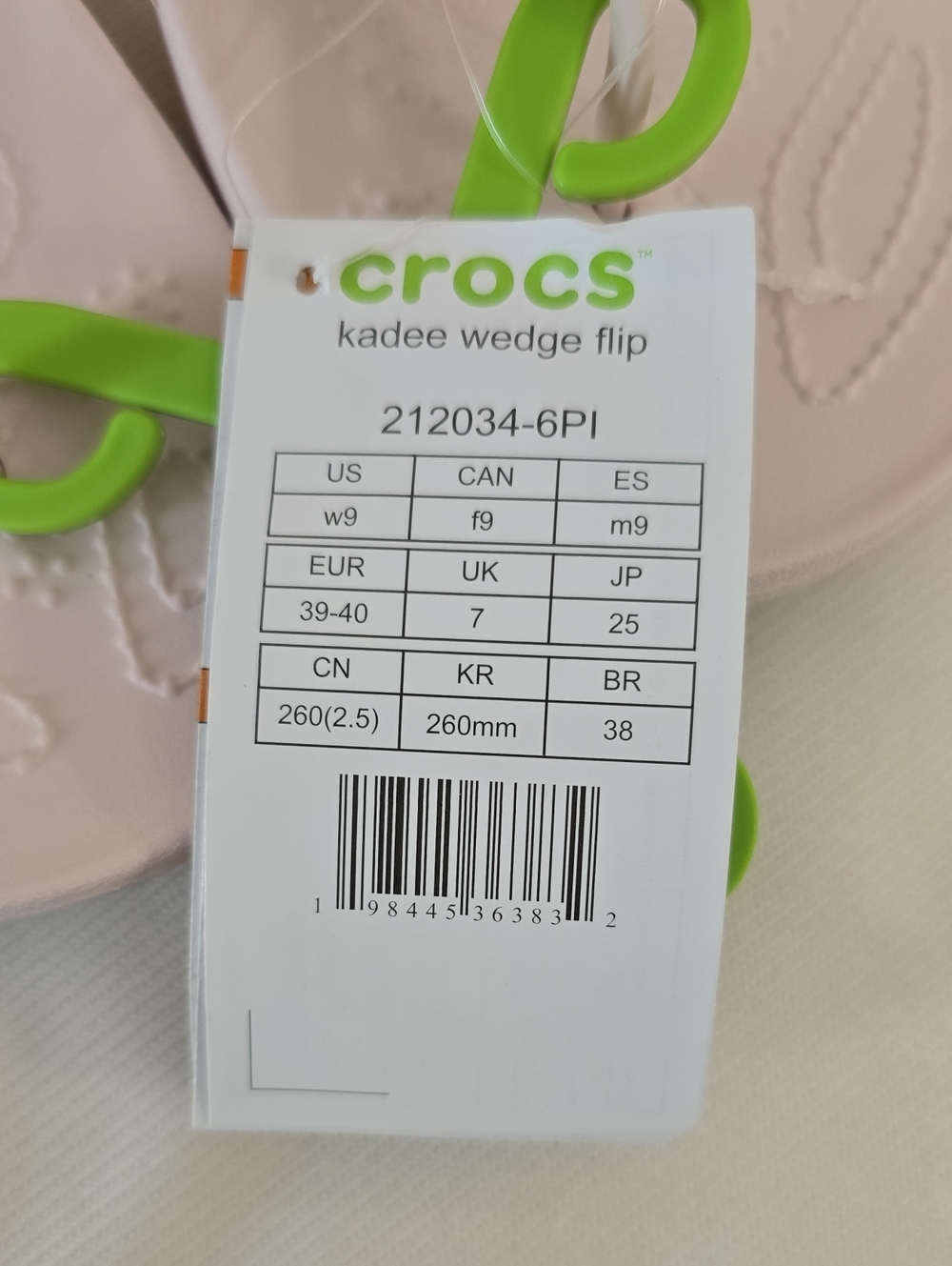 Crocs Kadee Wedge Flip Flop/Sandal Size: 9 - Picture 11 of 12